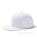 Sombrero Snapback instalado en blanco personalizado